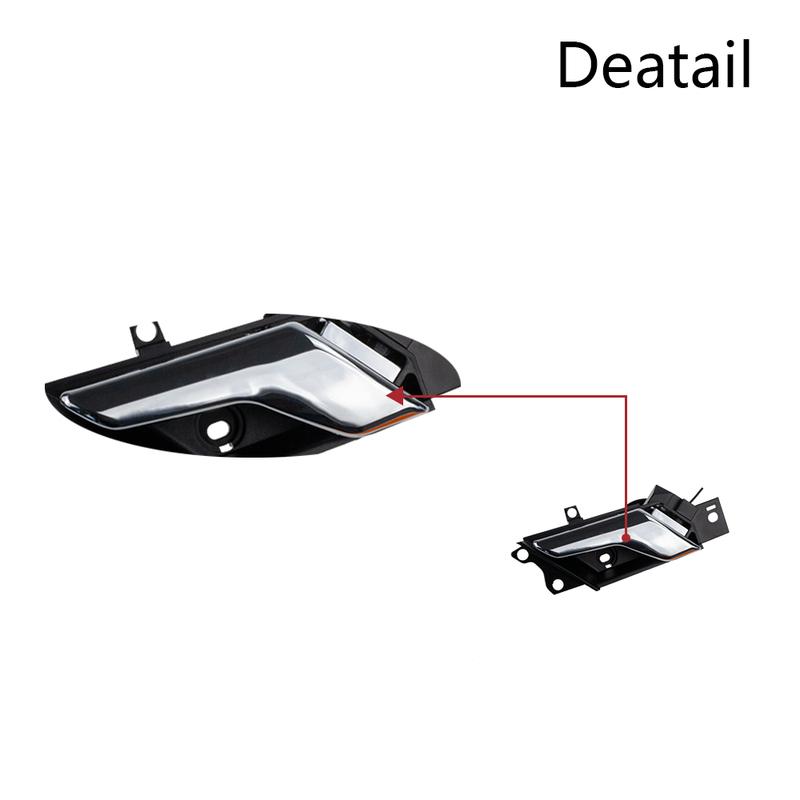 Door Interior Handle Chrome Left or Right for Chevy Captiva Sport 2012-2015 Saturn Vue 2008 2009 2010 96861998 96861999 20983661