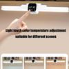 Under Cabinet Lighting Magnetic Mount Study Lamp 3 Color Temperature Under Cabinet Lights LED Closet Lamp With Clock For Kitchen