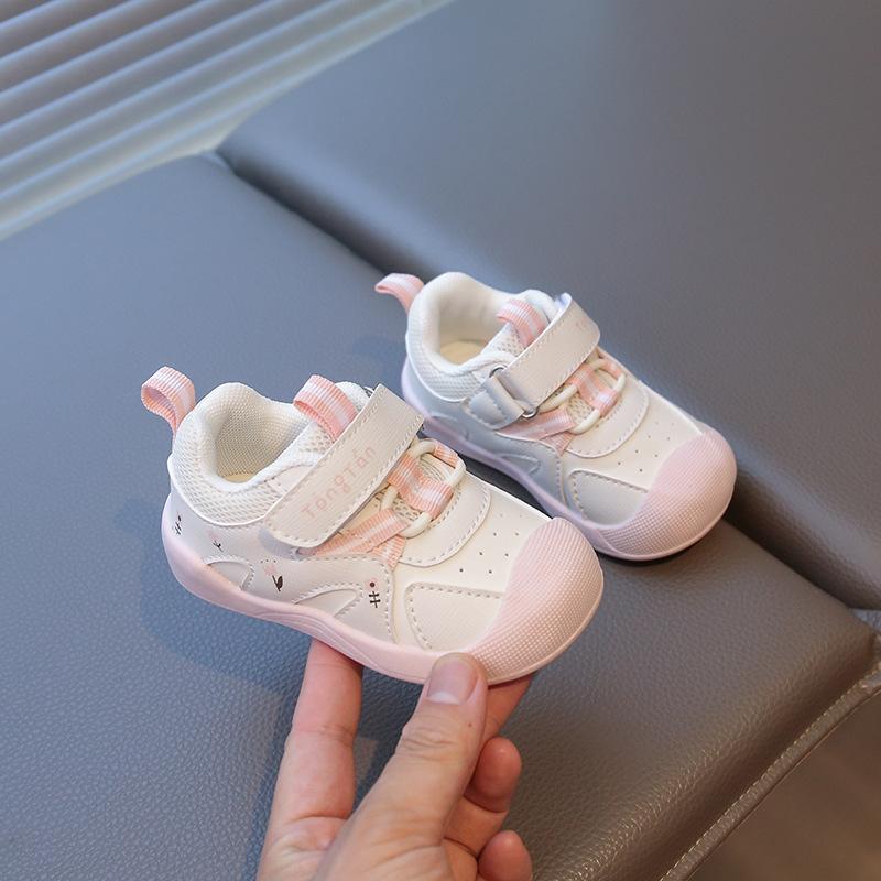 

Baby Toddler Shoes for Boys and Girls - Soft Sole, Anti-slip, for Sports Activities 16 розовый