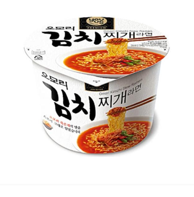 Omori Kimchi Jjigae Large Cup Noodles 150g | Authentic Korean Instant Meal