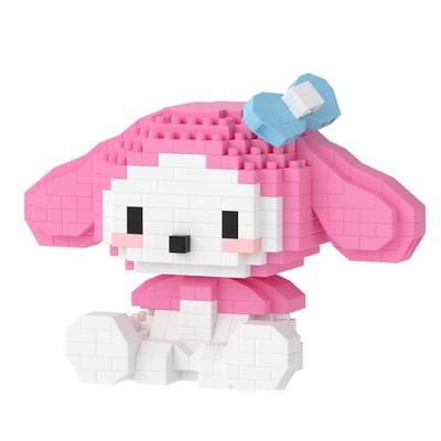 Nanoblock sitzender rosa Poron 423 Teile (Stck)
