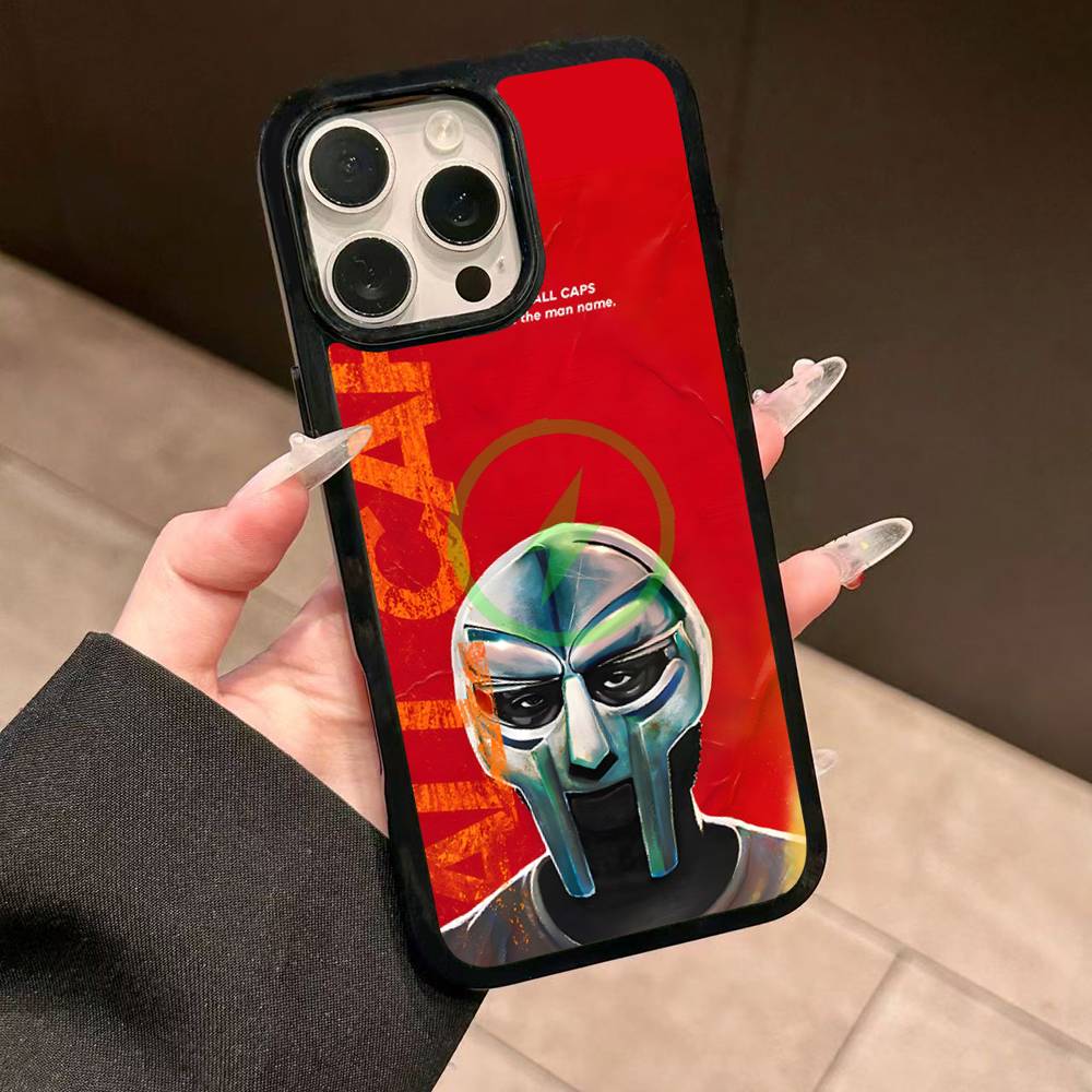M-MF Rapper D-DOOM Magnetic Wireless Phone Case For IPhone 17 16 15 14 Plus 13 12 11 Pro Max