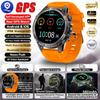 New Military Outdoor Dual-Band GPS Track Smartwatch Men Bluetooth Call Compass Swimming Grade 5ATM Waterproof Smart Watches
