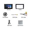 8 tommers radio 2 din Android bil GPS-navigasjon for Ford New Transit 2009-2019 Med knappeknapp Multimediaspiller Stereo Audio Auto 1+32GB