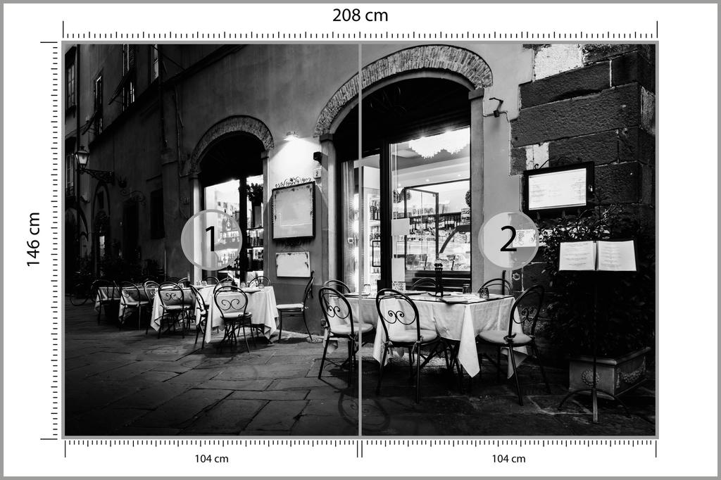 Photomural Italian Street Non-Woven 208x146