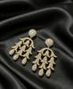 Elegant Trumpet Flower Zircon Earrings: High-Quality S925 Silver Needle, Versatile Medium-Length Design for Women