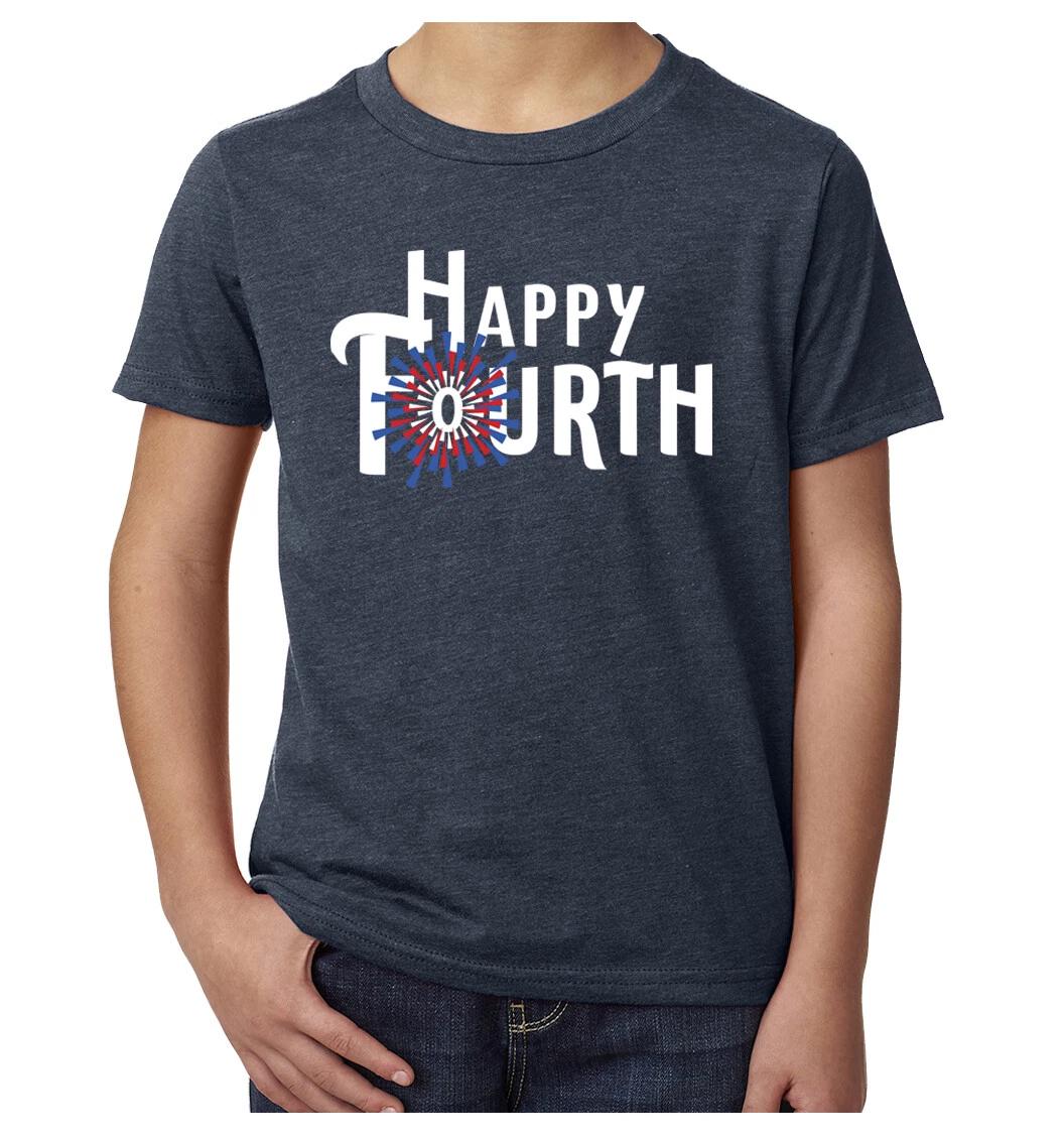 Happy Fourth Of July Kid s T-Shirts, Youth Independence shirts M