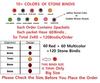 VAMA Bindhee Kumkum Sindoor Pottu Bindhi Sticker Bindi For Women Fancy Stone Maroon Bridal Bindi Set For Wedding Multicolour Stone Bindis For Ladies