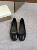 Fashion Sheepskin Version ~ French Red Leather Toe Shoes Female Spring New Soft Sole Mary Jane Single Shoe Ballet Flat Shoes