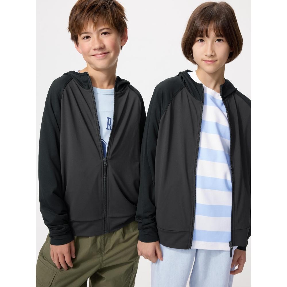 Uniqlo Japan Air Rhythm Uv Cut Full Zip Hoodie