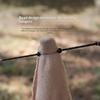 Portable Beaded Clothesline Foldable Adjustable Non-Slip Fixing Beads for Outdoor Camping Backpacking Trip