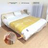 3Pcs Transparent Disposable Bed Dust Cover Waterproof Elastic Edges Furniture Protection Thick Plastic Easy Application