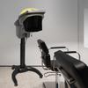 White/Black Plastic Hair Steamer,7 Light Freestanding Hair Steamer 60*58*149cm Adjustable Height for Home,Barber Stores