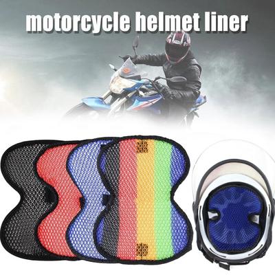 Motorcycle Helmet Insert Liner Cap Cushion Pad Soft Anti-slip Quick-drying Breathable Mesh Sweat Wicking For Motorcycle Cyc K6I1