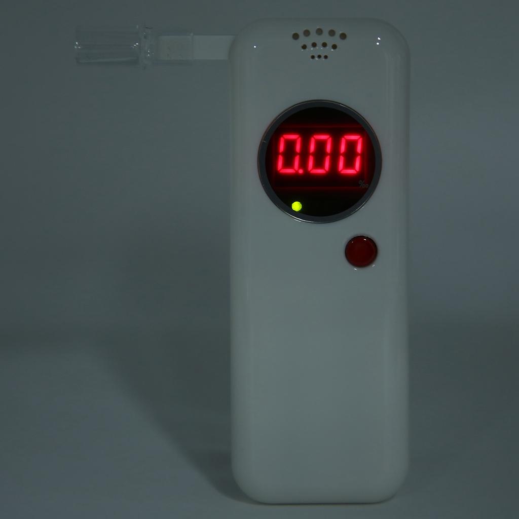 Digital Breath Tester LCD Display Drunk Driving Analyzer Test Tool WCelsiusBlow Tube