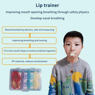 Corector Respirator Oral pentru Somn pentru Copii Set Dispozitiv de Antrenament Musculatura Buzei Convexe pentru Somn Instrumente Set Exerciții Antrenor Musculatură Orală