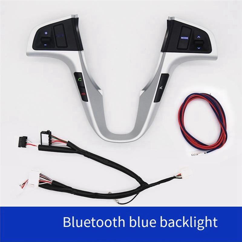 New!Multifunction Steering Wheel Switch With Harness For Hyundai ACCENT Solaris Steering Wheel Button 96700-1R0304X A Replacemen NONE