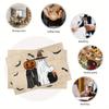 1PC Linen Halloween Ghost Pumpkin Cat Boo Halloween Placemats Seasonal Fall Table Mats for Party Kitchen Dining Decoration