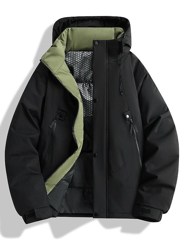 Giacca a vento imbottita in cotone con grafene: Giacca Invernale Impermeabile Unisex, Ispessita per il Calore.