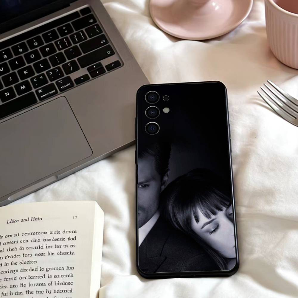 F-Fifty Shades of Grey Jamie Dornan Phone Case For Samsung S25,24,23,22,30,21,10,9,Ultra,Plus,Lite,FE,4,5 G Soft Black Case
