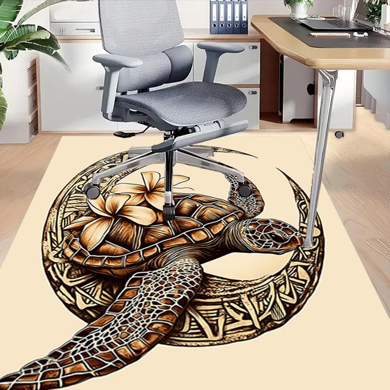 1PC Turtle Moon Non-Slip Floor Carpet Compatible for Office&Living Room&Bedroom&Dining room -  Soft & Pattern, Vibrant Colors-H0395
