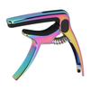 Metal Guitar Capo Tone Adjustment Tool with Pick Holder Stringed Instrument AccessoriesColorful