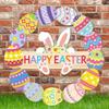 Wooden Welcome Door Sign Pendant Colorful Happy Easter Wall Decor  Party Favors