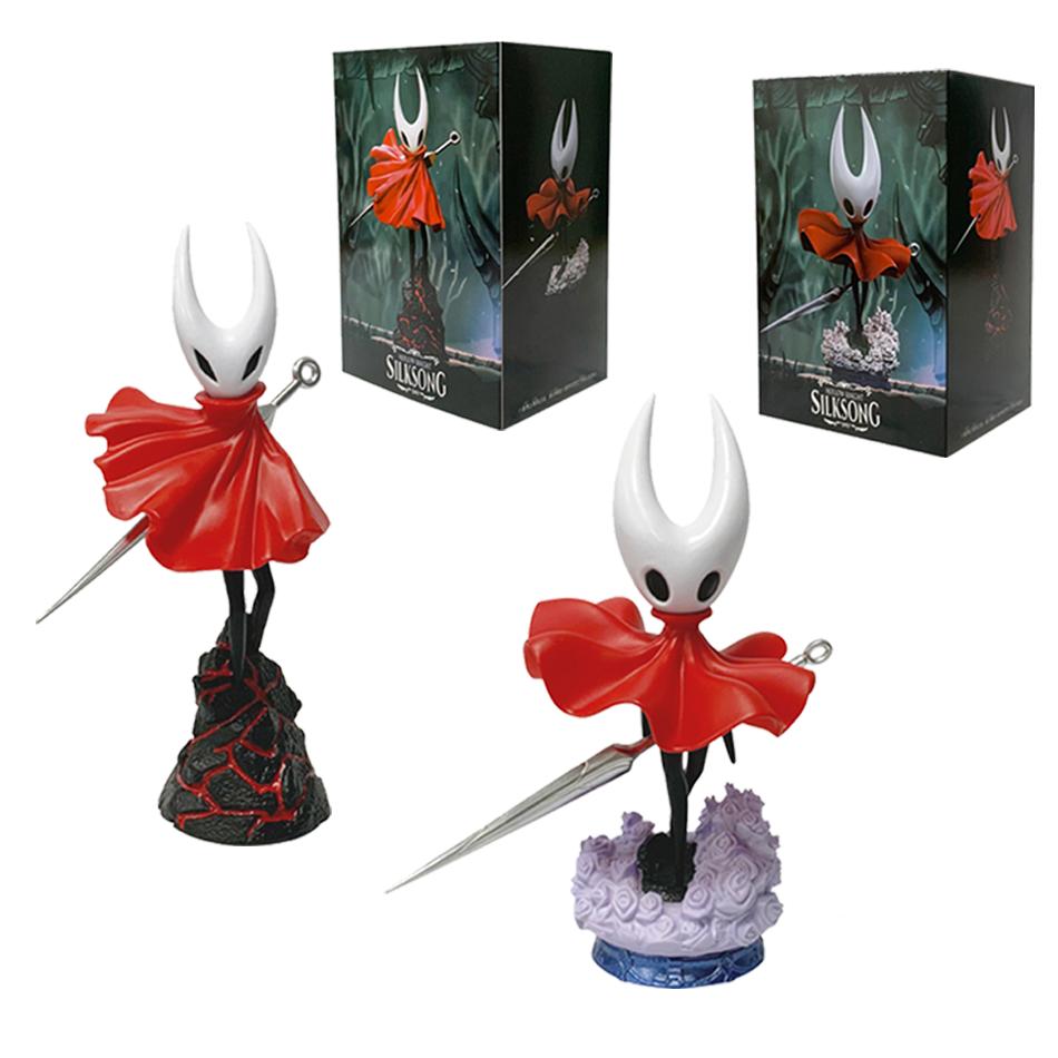 In Stock  Multiple Knight & Hornet Anime PVC Statue Figures | Handmade Collectible Game Peripherals with Base Boy's Gift