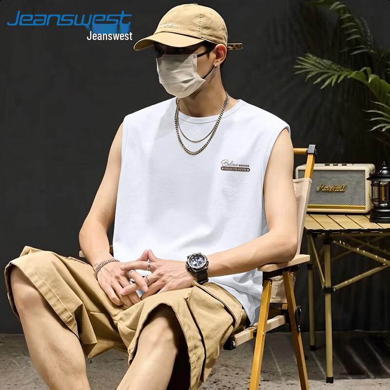 Jeanswest Men s Loose-Fit Cotton Tank Top 2XL