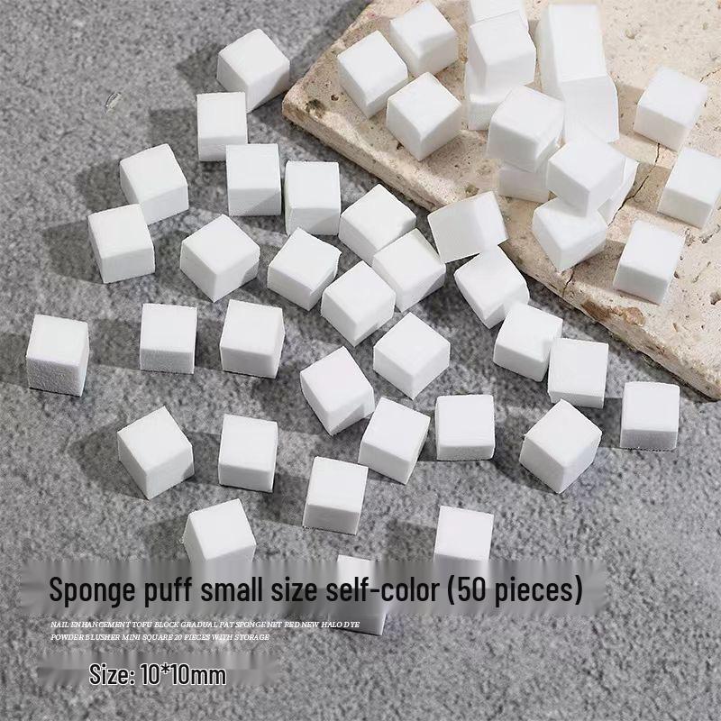 Zestaw narzędzi do paznokci: Mini Gąbka do Kleju Pat, Klips do Zadrapań, Kwadratowa Gąbka Salonowa