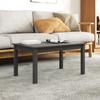 Day and Night - Day and Night Solid Gray Pine Wood Coffee Table 80x50x40 Cm