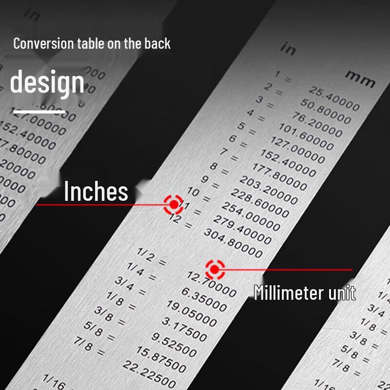 Deli 50cm Stainless Steel Ruler
