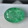 Natural Green Emerald Loose Gemstone 9.65 ct Oval Cut for Jewelry Making and Gem Collections