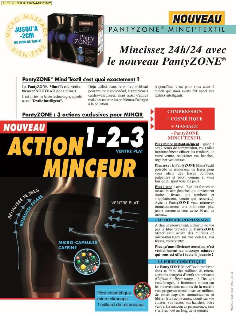 MinciTextil Textile Intelligent Slimming Tights - TightsZone Black XL(46-48)