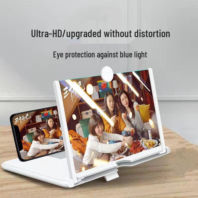 3D HD Bildschirmlupe & Ausziehbarer Handyhalter - 10" & 12" Größen