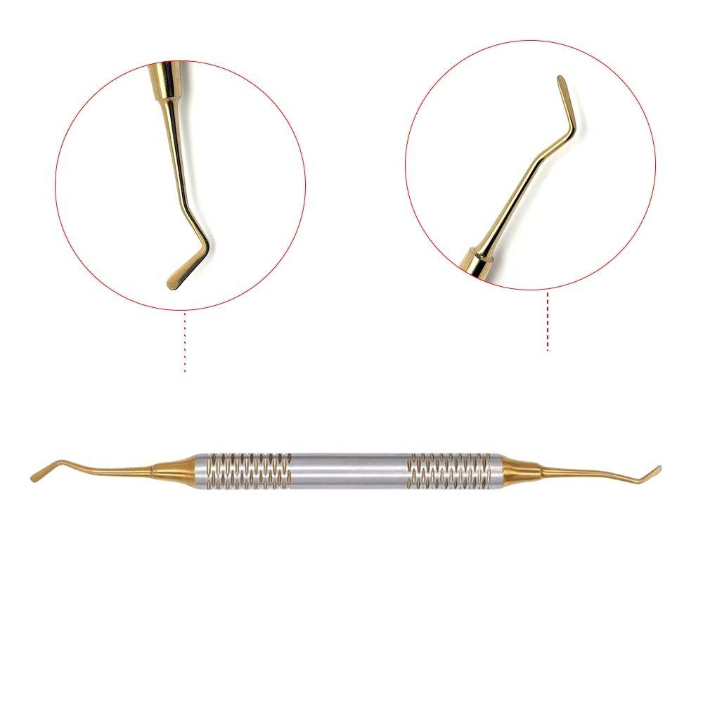 Dental Instrument Tool Composite Resin Filling Tool Dental Cement Powder Filling Instrument Dentist Double-Head Restoration