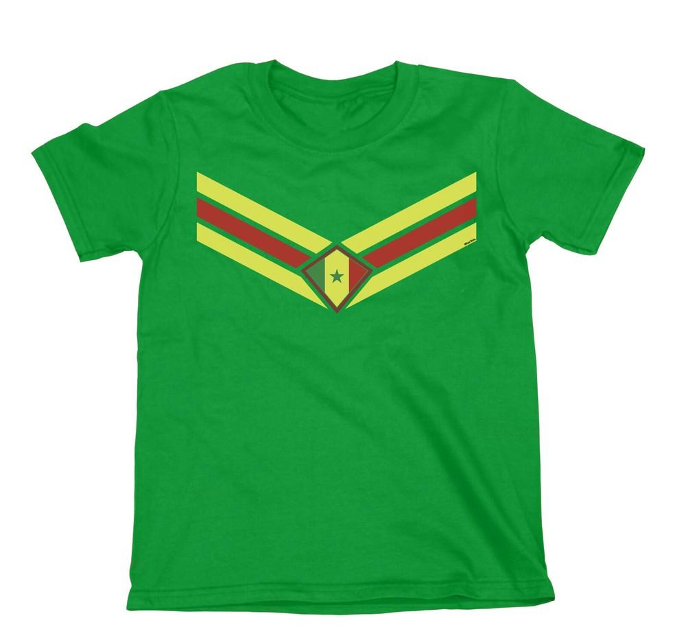 

SENEGAL Football TShirt 2024 V EMBLEM, Adults Kids Or Baby, World Cup Flag Kit L