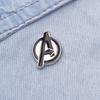 Disney Marvel Movie Avengers Logo Button Brooch Enamel Icon Badge Fashion Letter Alloy Lapel Pin For Backpack Accessories