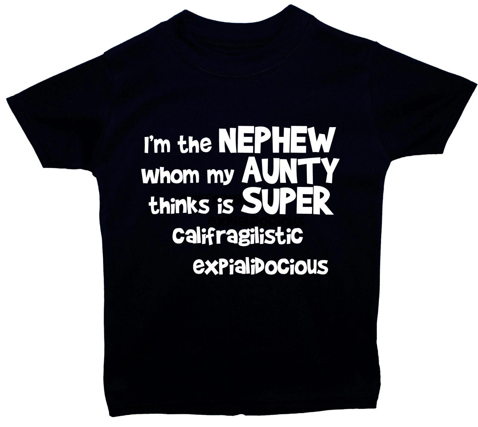 

Nephew Aunty..Baby Children s Short Sleeve T-Shirt Top Newborn-6yr Boy Girl Gift 110