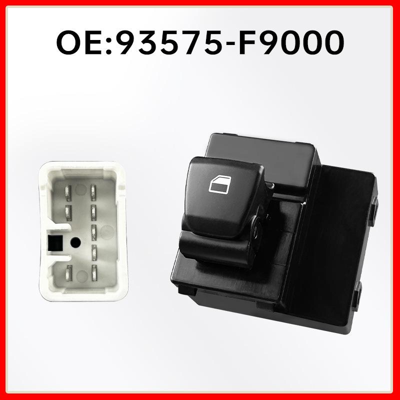

Power Window Switch for 2016-2020 Hyundai Verna (Right Front, Single) - Part 93575-F9000