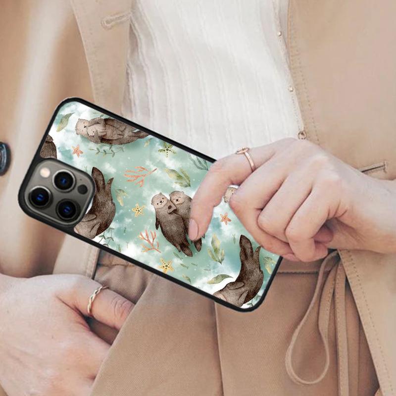 Otter Spirit Animal River Magnetic Phone Case For APPLE iPhone 17 Air 16 14 13 12 Pro Max 15 Plus Wireless Charge MagSafe Cover