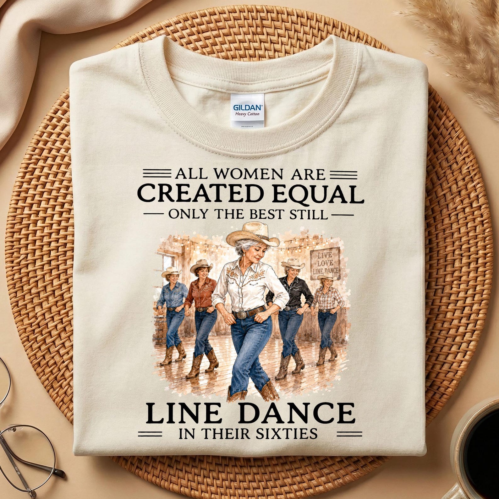 60th Line Dancing Grandma Birthday Shirt, Still Line Dance In Their Sixties T-Shirt, Country Western Dance Tee, Cowgirl Lover Shirt 3XL