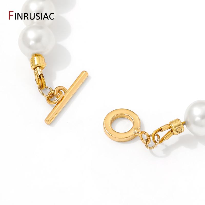14K Gold Plated Brass OT Clasps Toggle Clasps End Connector for DIY Bracelet Necklace Jewelry Making Findings Accessories