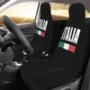 Italian and Proud Print 2pcs Car Seat Covers Suitable for Women and Men Universal Car Front Seat Protector Suitable for Cars SUV