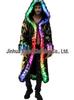 Costume Cosplay con Cappuccio e Paillettes LED da Uomo 2025 per Carnevali Europei e Americani