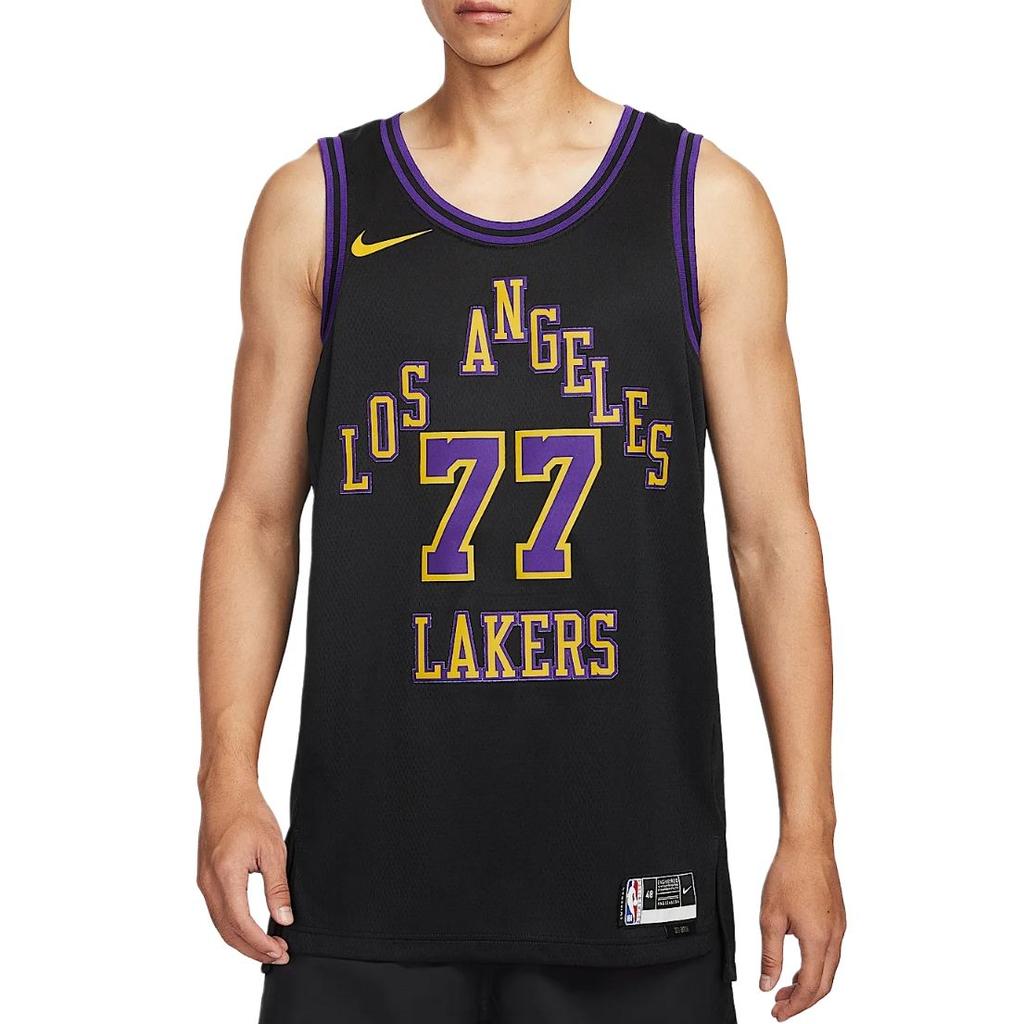 Nike NBA City Edition Dri-Fit Swingman Los Angeles Lakers Sleeveless Basketball Jersey Men Tops DX8506-014