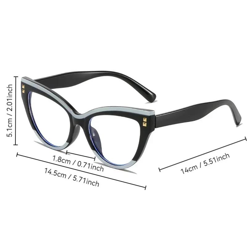Stylish Cat Eye Glasses Women Men Transparent Eyewear Brand Designer Cute Clear Eyeglasses Fashion Optical Frame