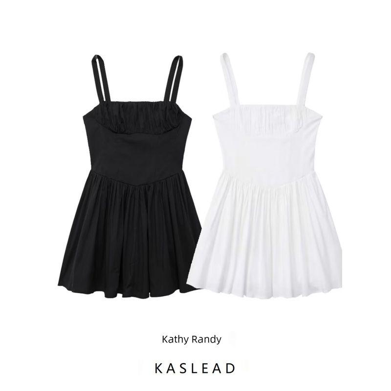 Kaslead New Arrival Women's Clothing Fashion Style Fashion Casual Minimalist Wide Swing One-Piece Skirt 5107301