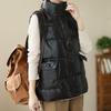 Imitation down cotton clothes vest autumn and winter new Korean version loose vest vest vest warm outside wearing vest jacket women