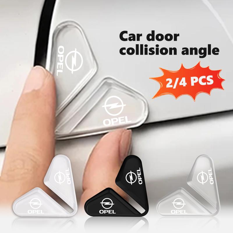 For Opel CorsaCar Door Corner Anti-collision Protective Silicone Guard Protector For Opel Meriva Mokka Grandland Vectra Zafira Vivaro Antara